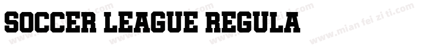 Soccer League Regula字体转换